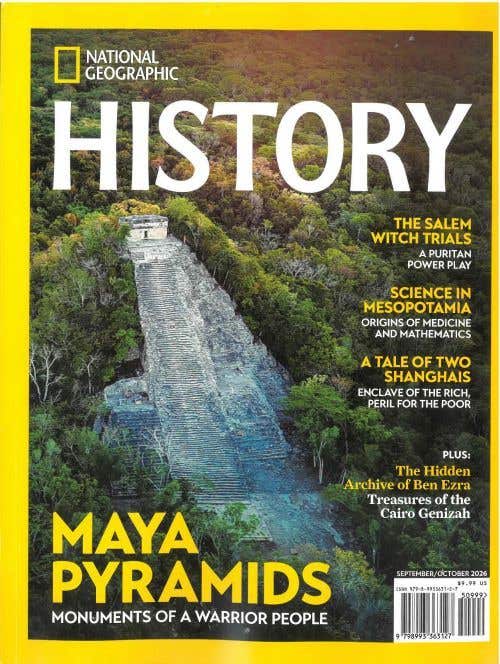 National Geographic History Ngp Issue Of September/october 2026 - Maya Pyramids