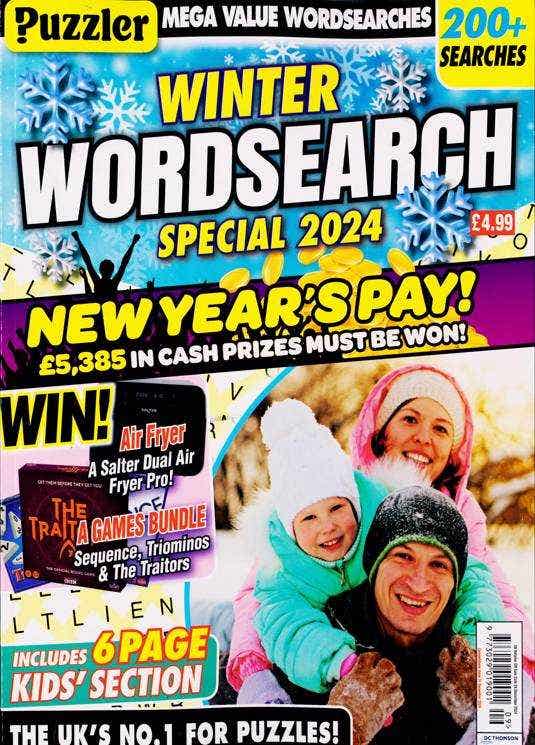 Festive Wordsearch Puzzler Special 2024 Issue 9