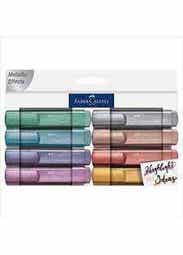 Fc Highlighter Metallic Wallet 8 Assorted Colors