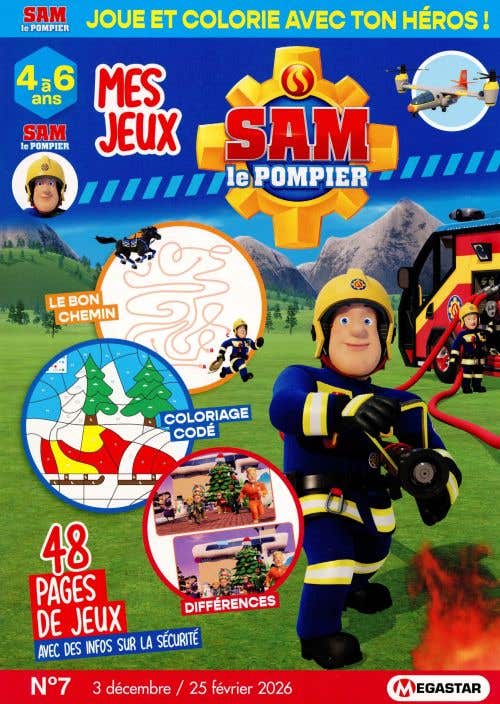 Mg Mes Jeux Sam LE Pompier 4 A 6 Ans N7