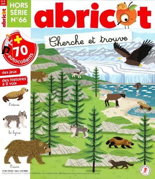 Abricot Hs Cherche ET Trouve N67 - Juillet-aout 2026 - Amuse-toi Avec Petit Panda