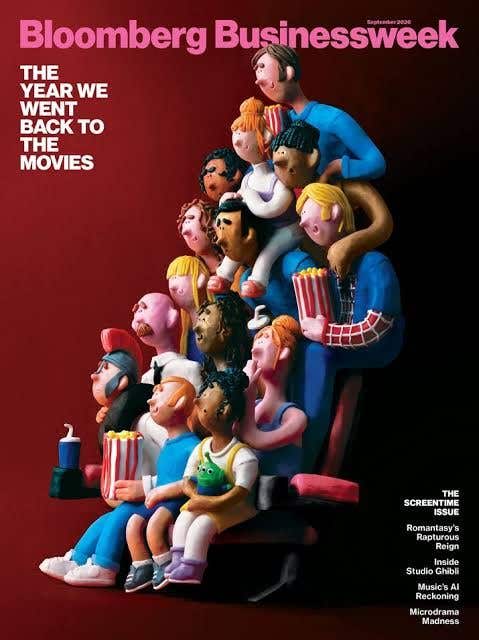 Bloomberg Business Week Issue Of September 2026 - The Year We Went Back To The Movies