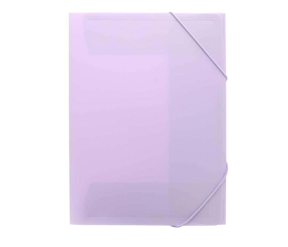 File 3 Flap With Elasstic 26*34.5cm Blush Purple