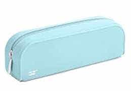 Pencil Case Rectangular Silicone Blush Blue Color