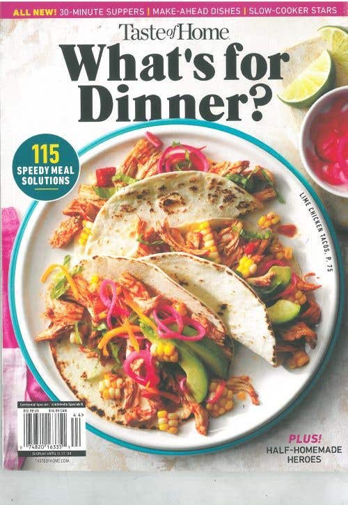 A360 Ms - What's For Dinner - Taste Of Home Issue 44