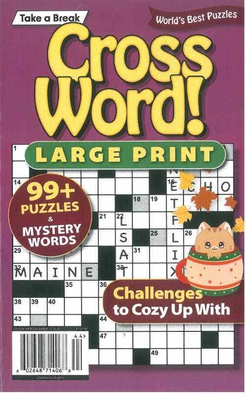 A360 Sp - Take A Break Cross Word Large Print