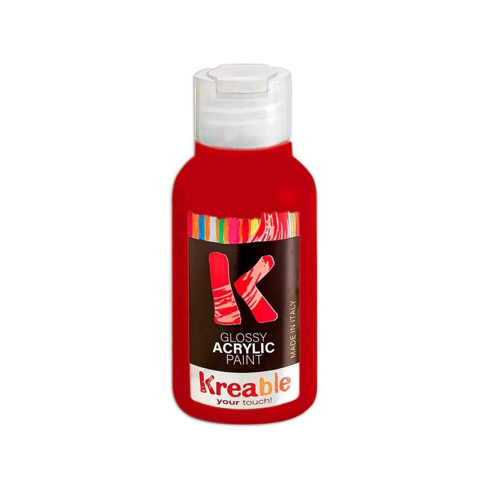 Acrylic Tempera Bottle 100ml Titian Red