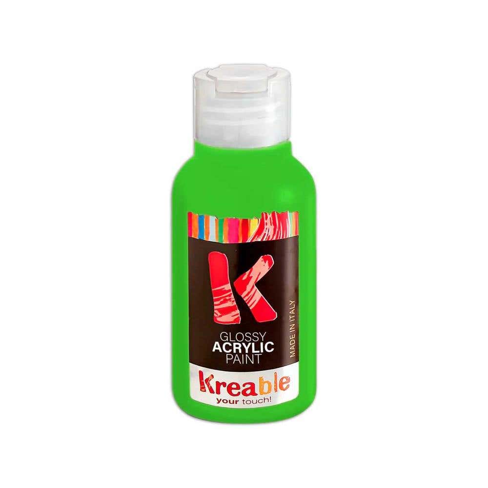 Acrylic Tempera Bottle 100ml Light Green