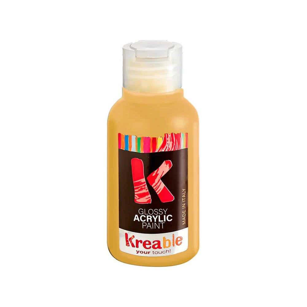 Acrylic Tempera Bottle 100ml Gold