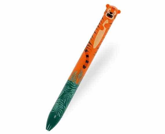 Two-colour Ballpoint Pen - Click&clack- Tiger