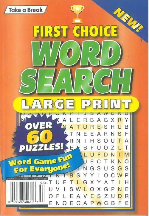 A360 - Word Search First Choice Large Print Issue 53 / July 2025