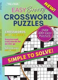 A360 - Easy Breezy Crossword Puzzles Simple To Solve! Issue 53/2025