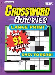 Crossword Quickies Large Print Issue Of November 2025