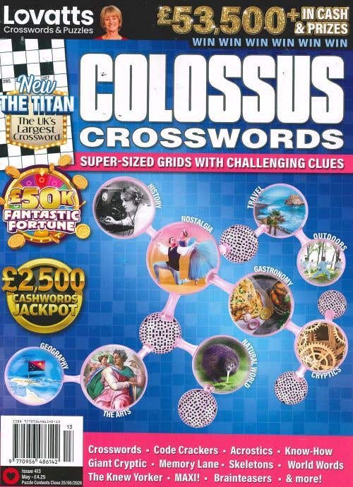 Lovatts Colossus Crossword Issue 413