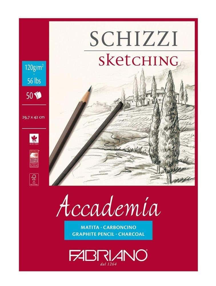 Fabriano Schizzi Sketch Pad Academia A3 50 Sheets 120gr