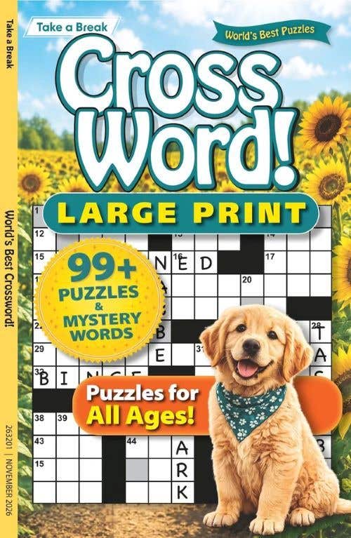 Take A Break Crossword Large Print Issue 64/november 2026