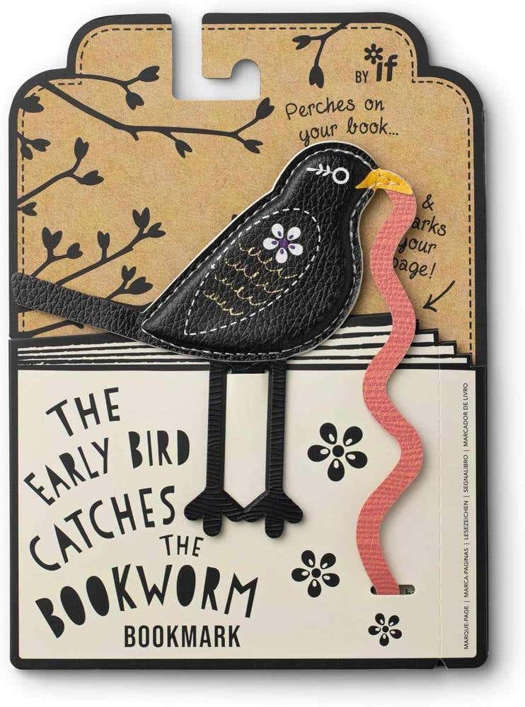 The Early Bird Bookmark - Blackbird