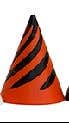 Spiral Cone Fidget - Red Base - Black Top
