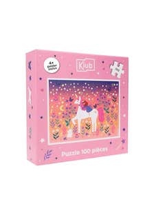 Puzzle 100 Pcs Coffret LES Petits Kiub- Licorne