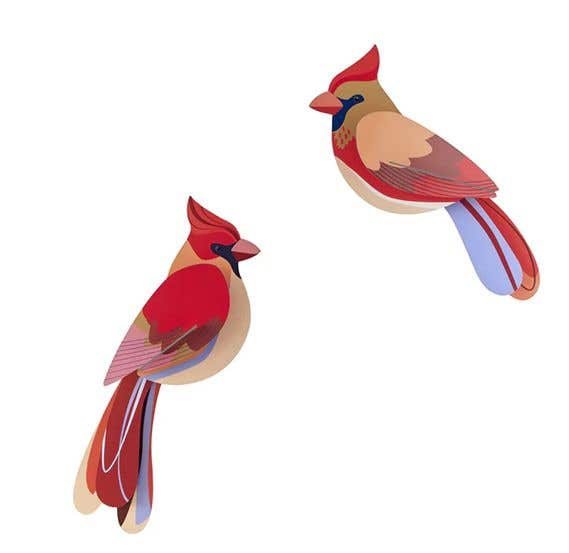 Garden Bird - Cardinals