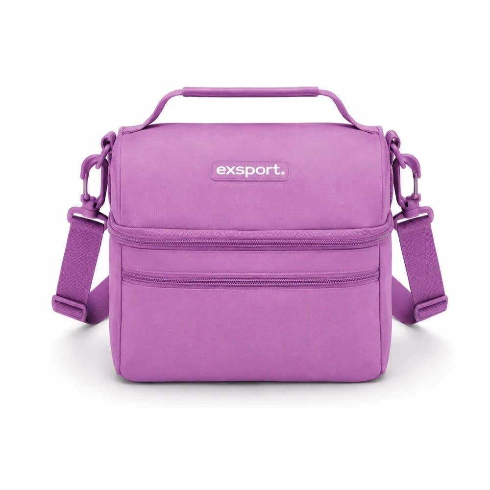 Exsport Plain Lunch Bag Vasari Purple Color