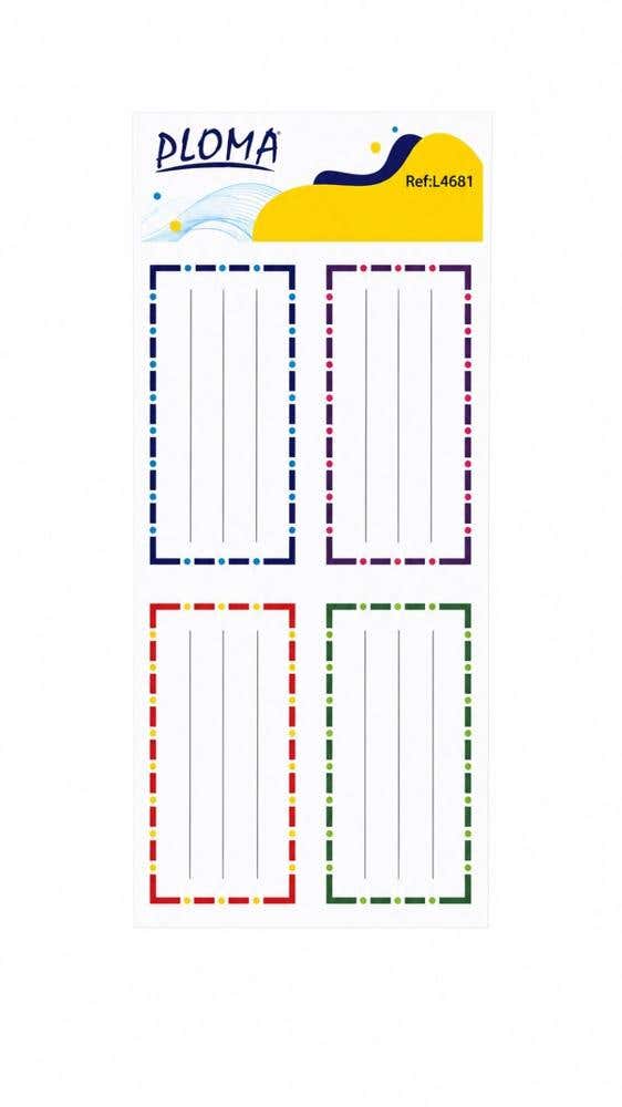 Ploma School Labels 4681 - 3 Sh.