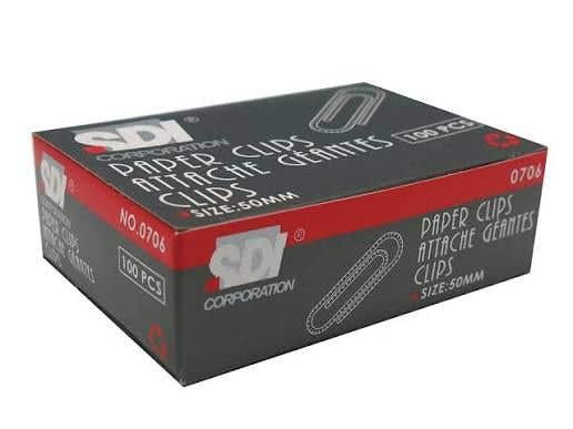 Paper Clips 50mm 100pcs/box