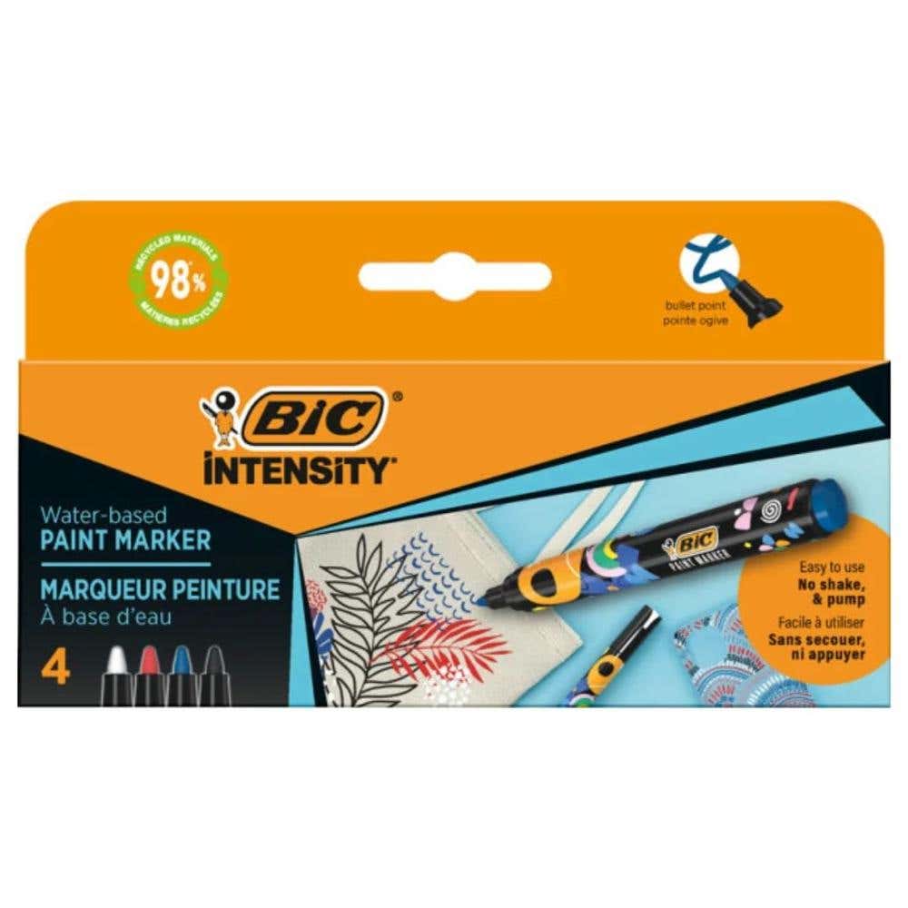 Bic Paint Marker Box Of 4 Assorted Colors