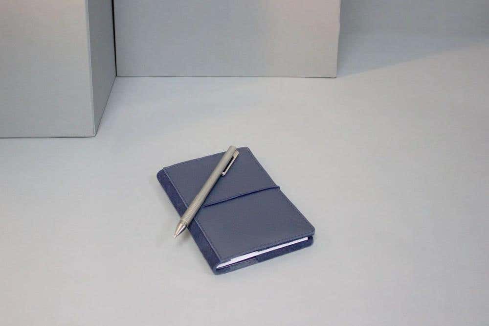 Alef Small Notebook (navy Blue)