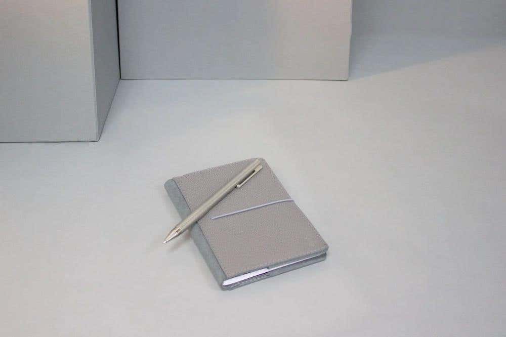 Alef Small Notebook (grey)