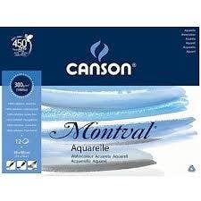 Bloc Aquarelle Montval 300g 24x32cm Grain Fin