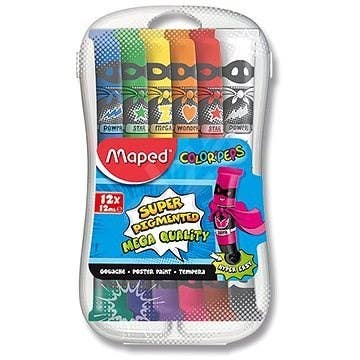 Color Peps Gouache 12mlx12col Plastic Bx