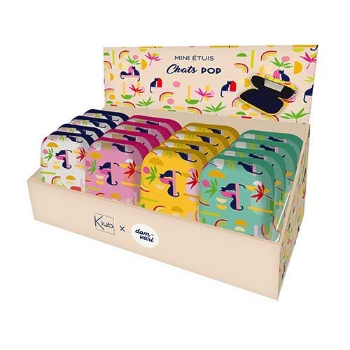Mini Etui Chats Pop Assortis