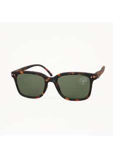 Izipizi Tortoise Green Sunglasses #l The Big Style +0.00
