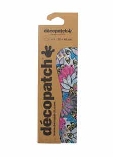 Decopatch-papier 3x 30x40 Cm Coloured Feathers