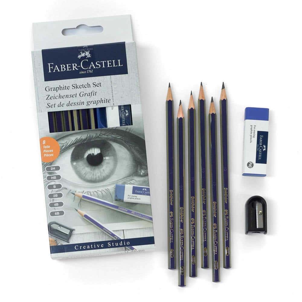 Fc Degree Pencils Goldfaber Sketch Set/8
