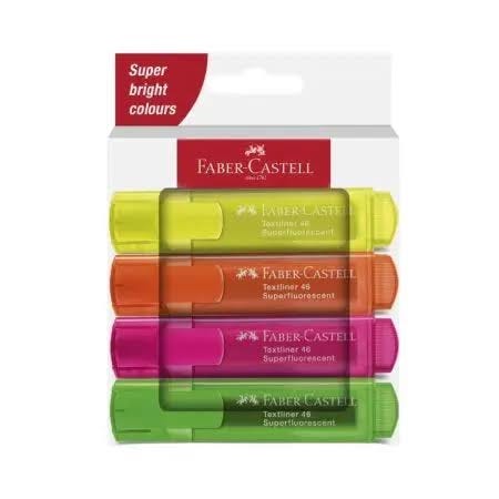 Faber Castell Textliner Set 4 Colors Superfluo