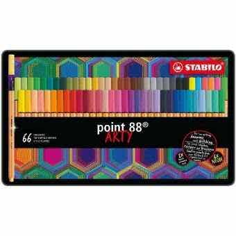 Arty Pen 88 Metal Box 66 Pcs