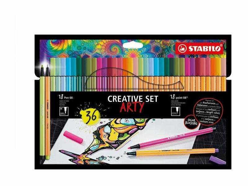 Arty Creative Set 68 - 88 Pen 36 Pcs/set Cardboard