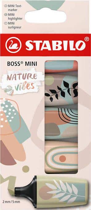 Stabilo Boss Mini Naturevibes Wallet 5pcs