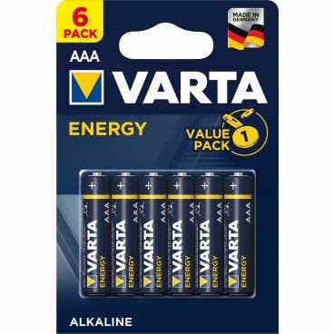 Varta Battery Alkaline Energy Aaa Value Pack Of 6pcs