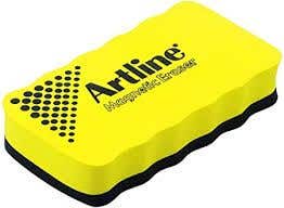 Artline Magnetic White Board Eraser Yellow