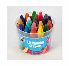Chunky Crayons 20 Pcs