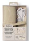 Bookaroo Travel Tech-tidy - Cream