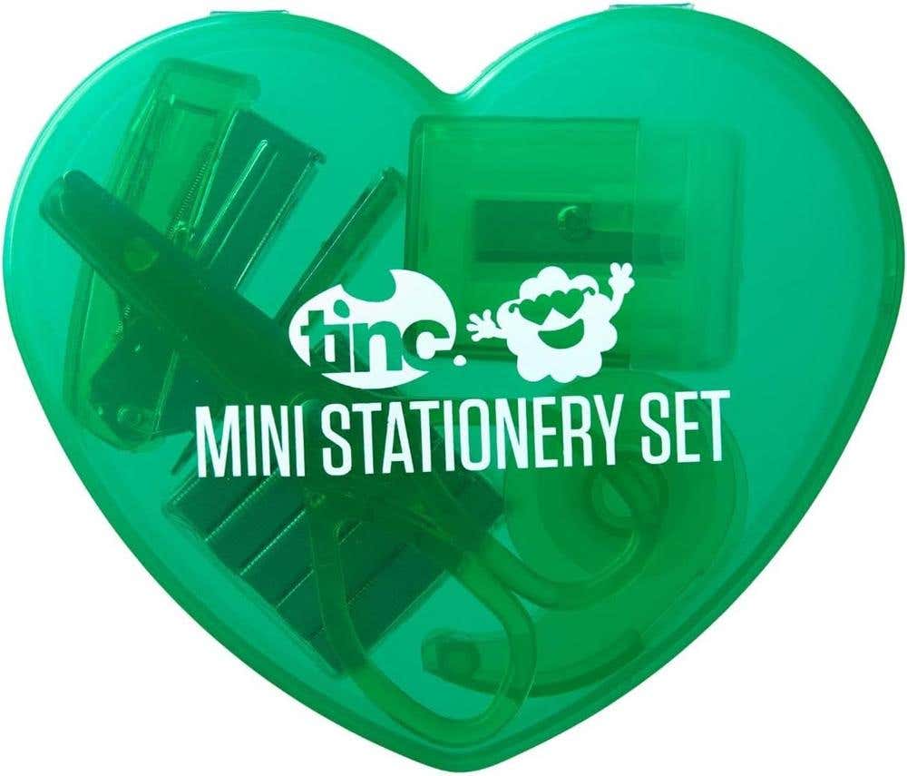 Tinc Heart Mini Stationery Set Mintee