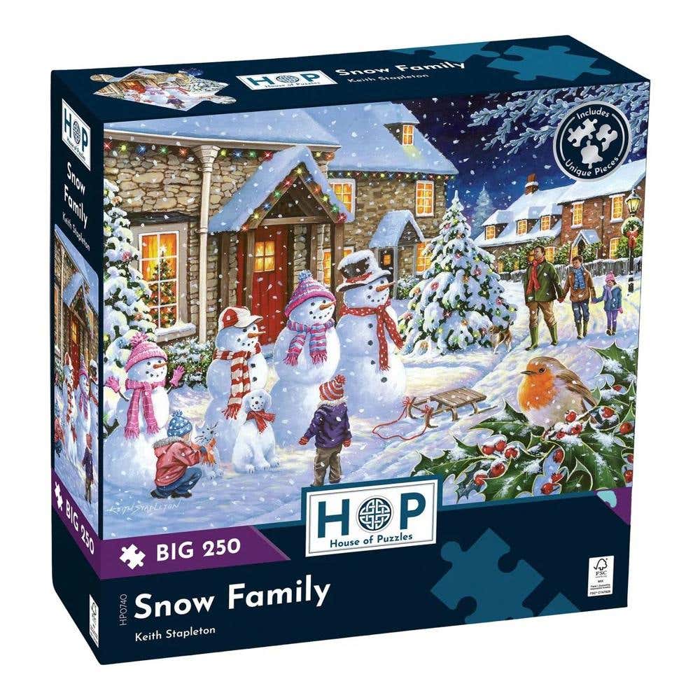 Snow Family Big 250 Puzzle