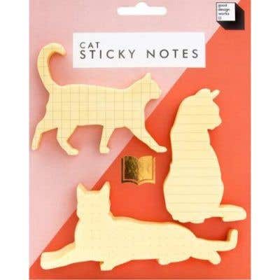 Cat Sticky Notes - Set Of 3