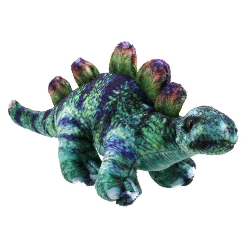Dinosaur Finger Puppets: Stegosaurus (green)