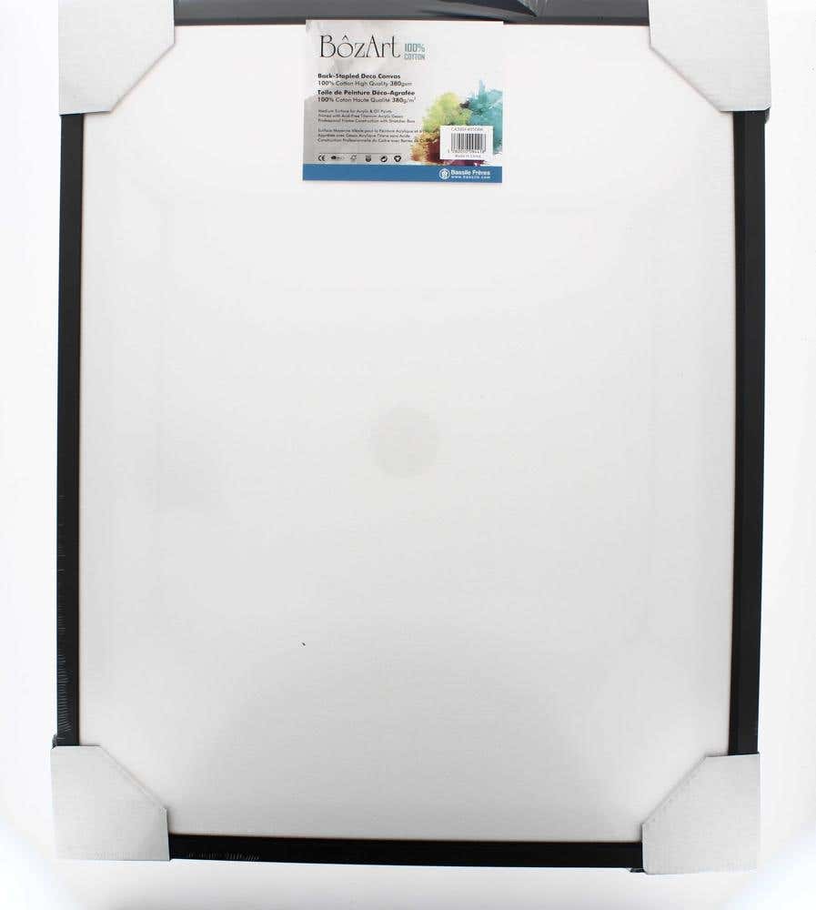 Bozart Canvas 380g 100% Cotton 40x50cm Black