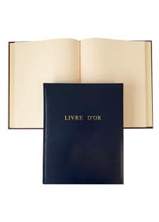 Gold Book Regular Cover Edge Gilded 100g 24x30cm 100sh. Blue